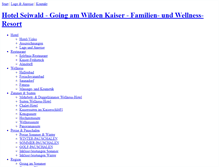 Tablet Screenshot of hotel.seiwald.at